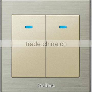 stainless steel switch with LED light