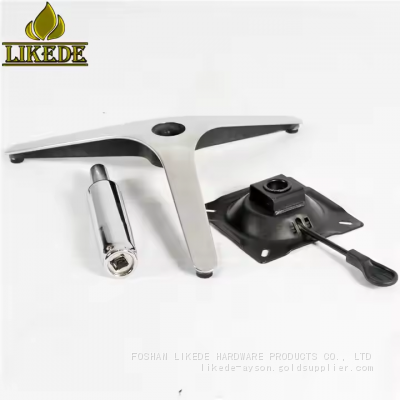 New Cheap 3-Star Aluminum Alloy Chair Base Metal Furniture Leg With Powder Coating Finish photo-4