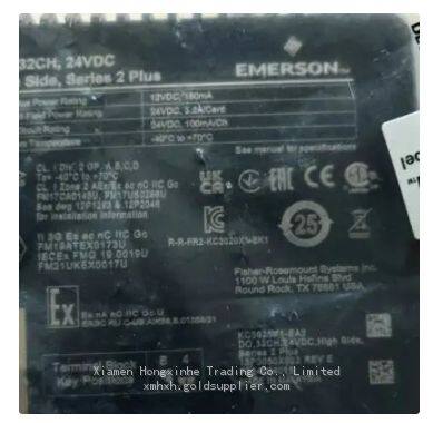 Emerson KC3020X1-BA2 13P0050X012  DO 32-Ch 24VDC High-Side Plus Card