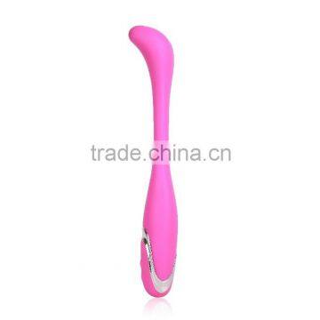 silicone slim g-spot vibrators sex toy for woman