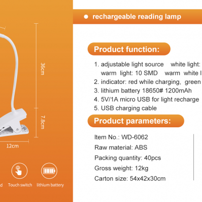 Rechargable USB Plug Mosquito Trap, Electric Mosquito Swatter and Reading Lamps photo-4