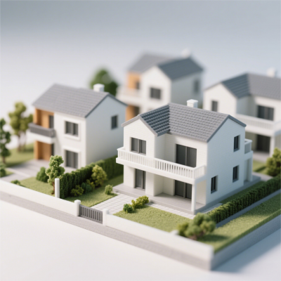 3D printed house model