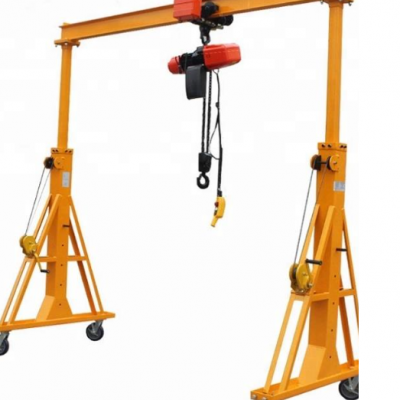 Portable Height Adjustable Mobile Gantry Crane photo-3