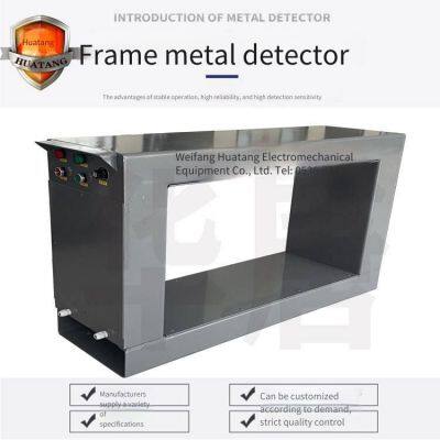 industrial-grade plastic recycling metal detection device, metal detector dedicated to wood chipper