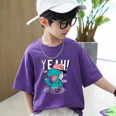 Children's Summer T-shirts and Polo Shirts for Boys and Girls, Fashionable Korean-style Collared Tops for Trendy Kids
