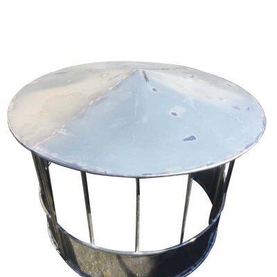 Cattle Round Bale Feeder With Cover Roof and Waterproof Horse Hay Feeder photo-2