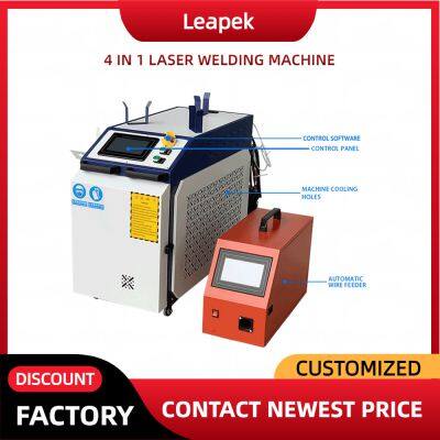 Newest 4 in 1 Laser Welder Handheld Laser Welding Machine 1500W 2000W Metal and Aluminum Laser Welding Machine
