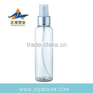 shine sliver lotion pump with locking ring spril line collar with UV coating pump head bottle lotion pump