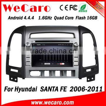 Wecaro WC-HS7024 Android 4.4.4 car dvd player touch screen for hyundai santa fe android WIFI 3G mirror link 2006-2011                        
                                                Quality Choice