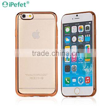 Hot Selling Electroplating TPU Phone Case Clear Back Cover For IPhone 5,for Samsung Galaxy j7 photo-2