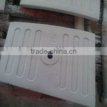 wear resistant alloy plate for concrete mixer