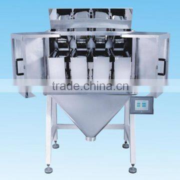 4 heads linear weigher for sugar, salt, seed, rice, sesame,glutamate, milk powder, pills, capsule, tablet, oatmeal, etc