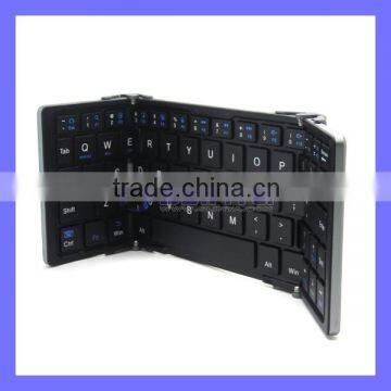 Folding Mini Ultra-thin WirelessBluetooth Keyboard For Smartphone Tablet PC Compatible with iOS Android Window System