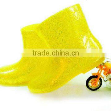 Environmental Protection PVC Children Crystal Clear Water Shoes Boots photo-2