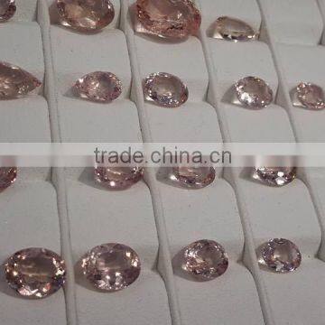 Mixed Shape Peach Colored Morganite Gemstones photo-3