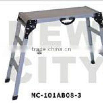 aluminum work platform, folding work platform, portable work platform