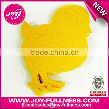 Easter EVA yellow foam chick sheets with glitter