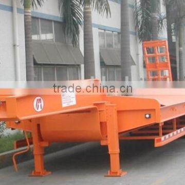 Frame solid china extendable low bed semi trailer truck