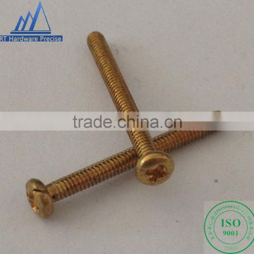 brass philips pan head screw