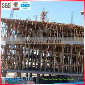 scaffold tube, OD 48.3 black pipe low prices on sale