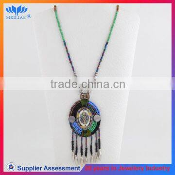 HIGH QUALITY BEADED large acrylic bead necklace