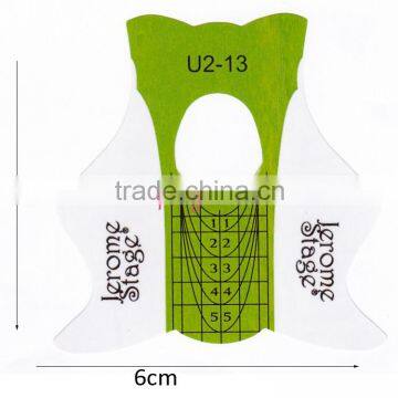 Hotselling Green Paper Gel Nail Extention Nail Forms OEM photo-2