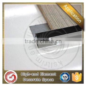 China supplier decorative stainless steel tile trim