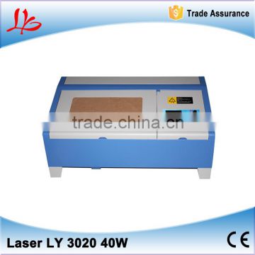 leather perforating machine LY 3020 CO2 laser cutting machine,with honeycomb laser engraving machine