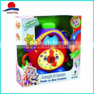 Custom Cute Toy Packaging Box With Window For Kids