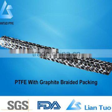 hiqh quality graphite braided ptfe packing, teflon packing, ptfe gland packing