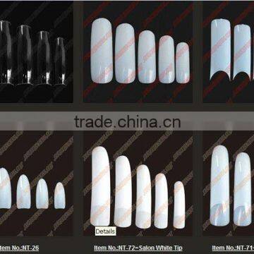 wholesale 100pcs/box&500pcs/bag Natural French Nail Tips False Acrylic Nail Art Tips NT-83/82/85