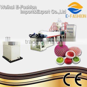 The Latest Polyethylene Foamed Fruit Net Extrusion Line