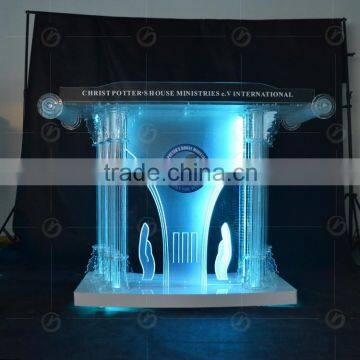 Manufacturer Magnificent Acrylic Church Pulpit Supplier's Choice photo-3