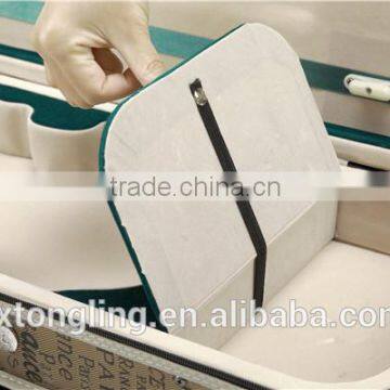 High Density Foam Oval Shaped Deluxe Light Violin Case 4/4 Leather Violin Case photo-6