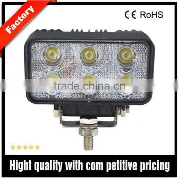 Hot Sale 12V 18W LED Work Light Off-Road Lights Driving Fog Lamp Spot Beam For Truck JEEP Mining Camping