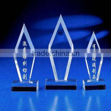 Customized acrylic imitation crystal trophy making supplies