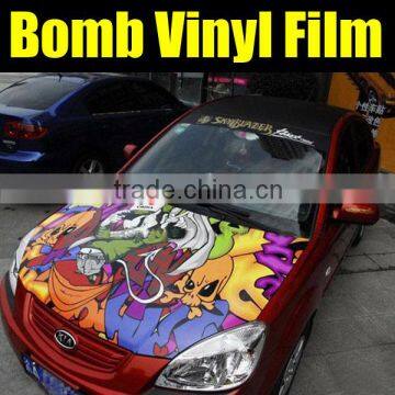 Sticker Bombing Vinyl Film for car Wrapping Vinyl Size: 1.52 Meter X 30 Meter