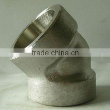 Stainless Steel Pipe Fittings 45 DEG SOCKET Elbow