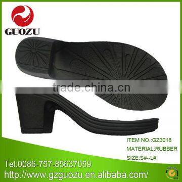 high heel rubber shoe sole material