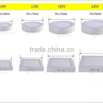 Smd 2835 Led Panel Round Light Warm/pure/cool White 120 Degree Ra80 6w,9w,12w,18w 110v Ra80 ,led Round Panel Light photo-6