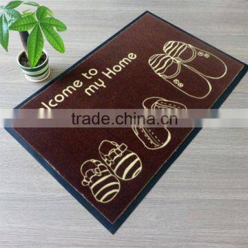 Chinese printed carpet with PVC backing