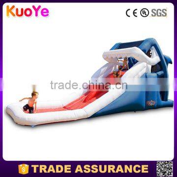 factory direct high quality double lane inflatable water slide for children