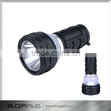 Extendable Plastic Multifunction LED Flashlight 1W LED