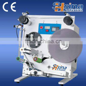 High Quality Semi-Automatic Round Jar labeling machine with date code printer