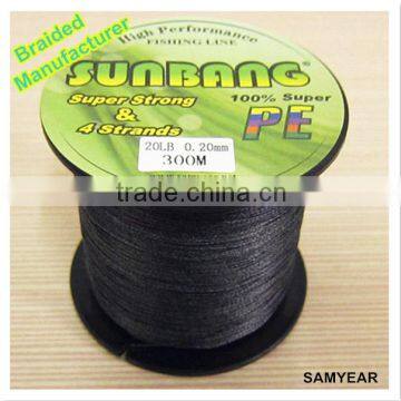 Zhejiang Outdoor Fishing Tackle Chinese Saltwater UHMW PE Nano Fishing Braided Line 4 Strands 5pcs/box