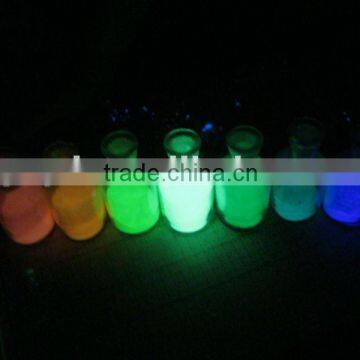 photoluminescent pigment powder/glow in the dark powder pigment/superlong afterglow photoluminous powder