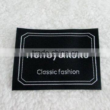 Customized garment woven label hang tag label swing tag zipper with delicate design