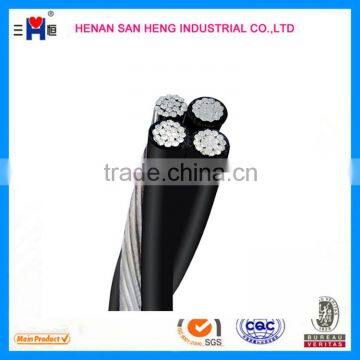 JKV overhead twisted bare aluminum power cable