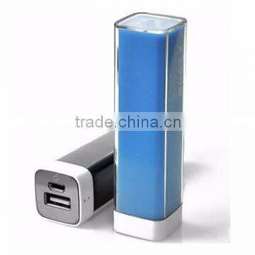 Wholesale Alibaba Promotional Lipstick Rohs 2600mah Power Bank Charger