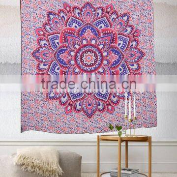 Indian Mandala Tapestry Wall Hanging Cotton Bedspread Wholesale Hippie Tapestries Boho Picnic Throw Bohemian Beach Blanket